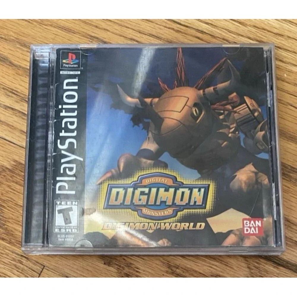 Playstation 1 PS1 Digimon World Digital Monsters Video Game 1997 Manual Tested